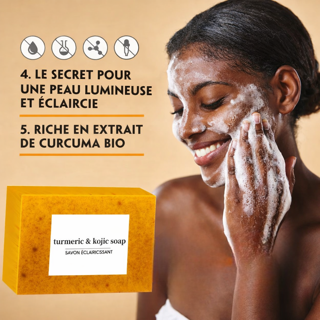 Savon curcuma - Un teint unifié et lumineux