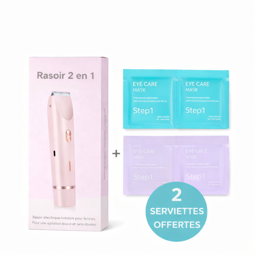 Rasoir Double Tête 2-en-1 : Fini les poils, vive la confiance !