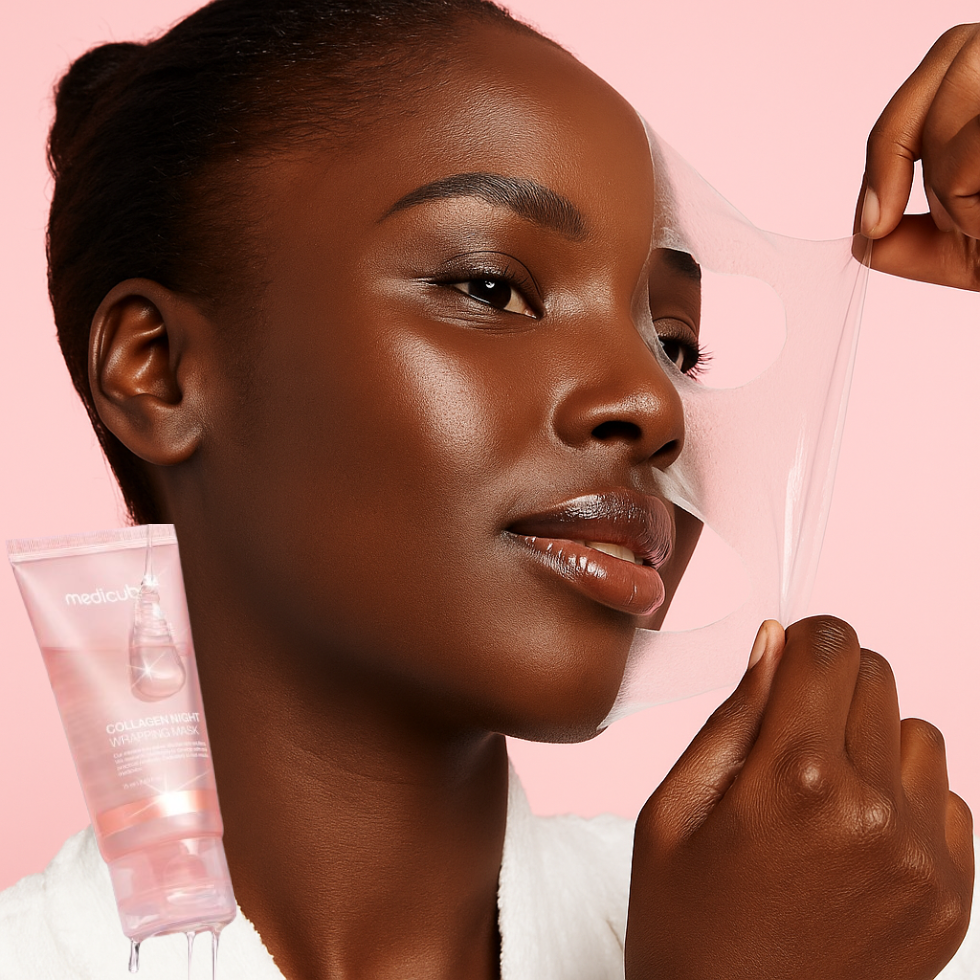 Masque de Nuit au Collagène – Hydratation, Fermeté & Éclat Intense