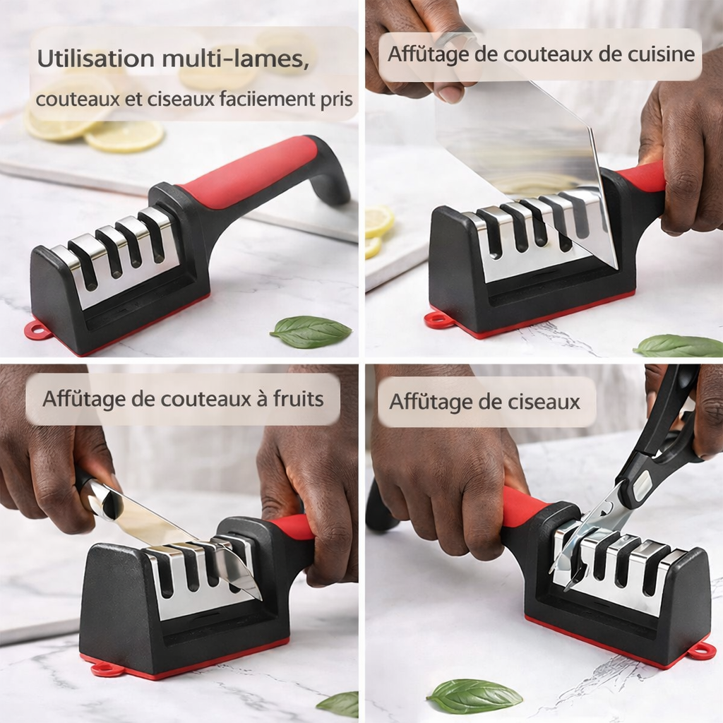Aiguiseur de couteau - une lame toujours tranchante