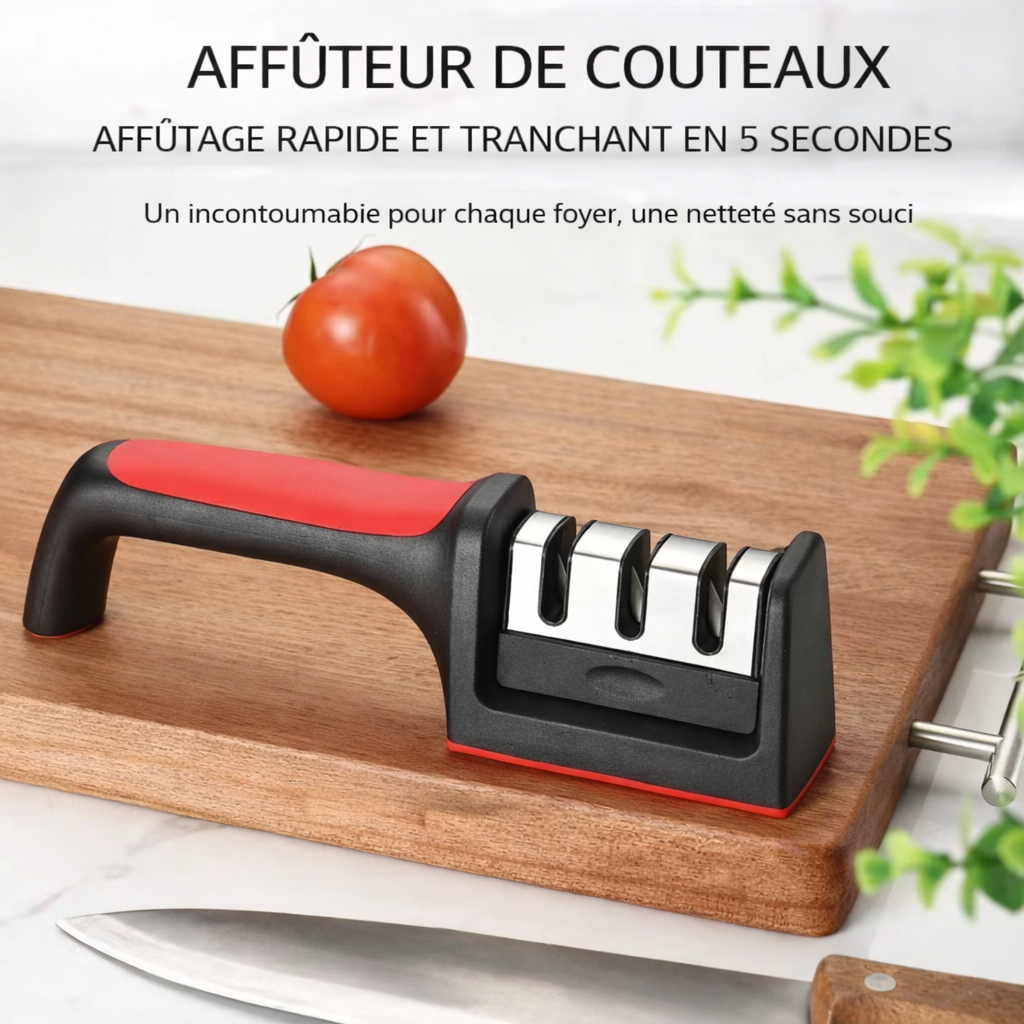 Aiguiseur de couteau - une lame toujours tranchante