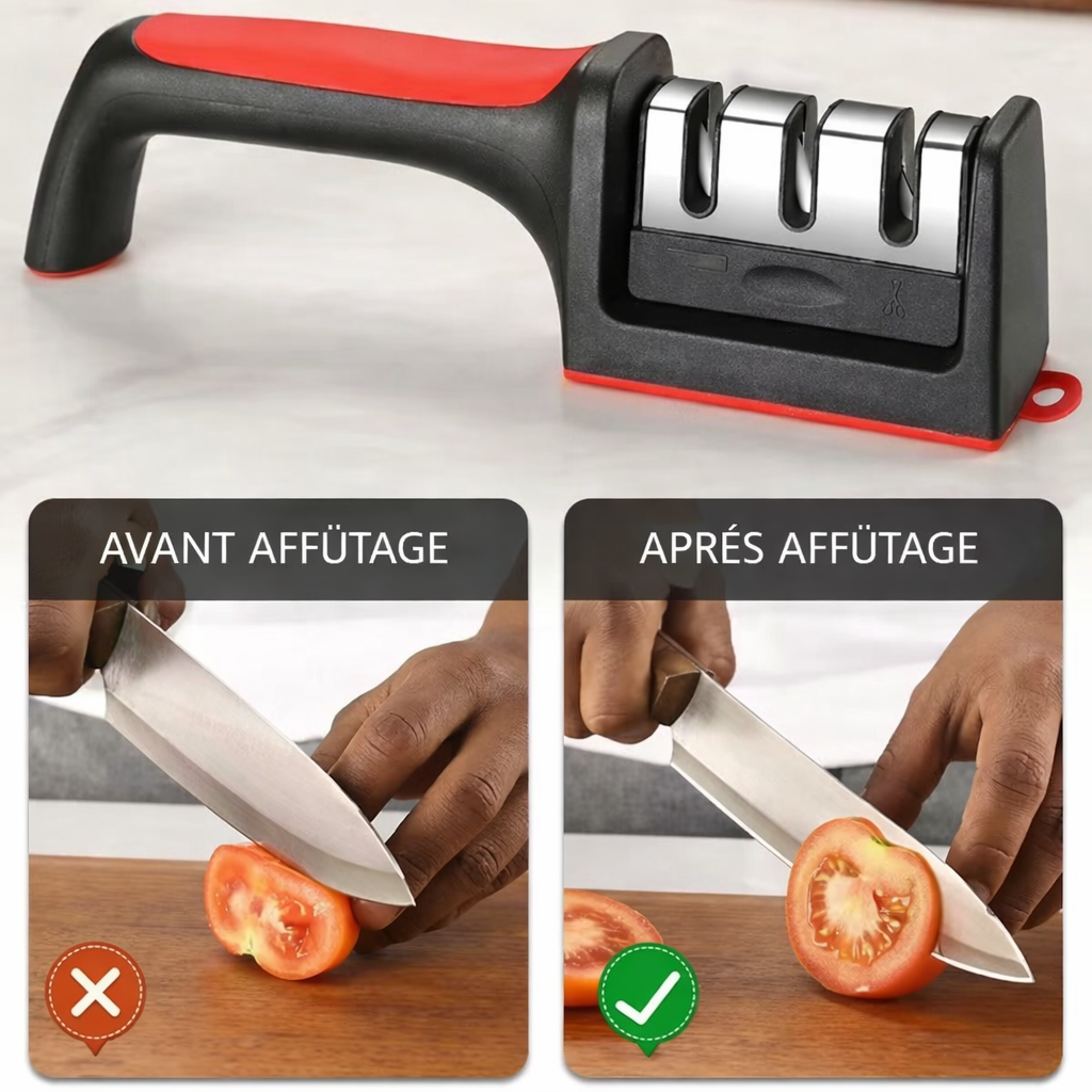 Aiguiseur de couteau - une lame toujours tranchante
