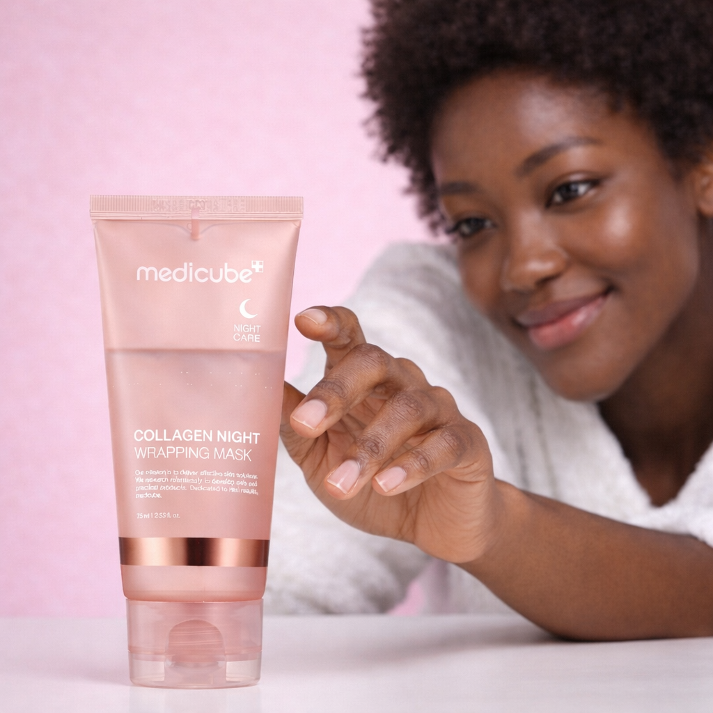 Masque de Nuit au Collagène – Hydratation, Fermeté & Éclat Intense